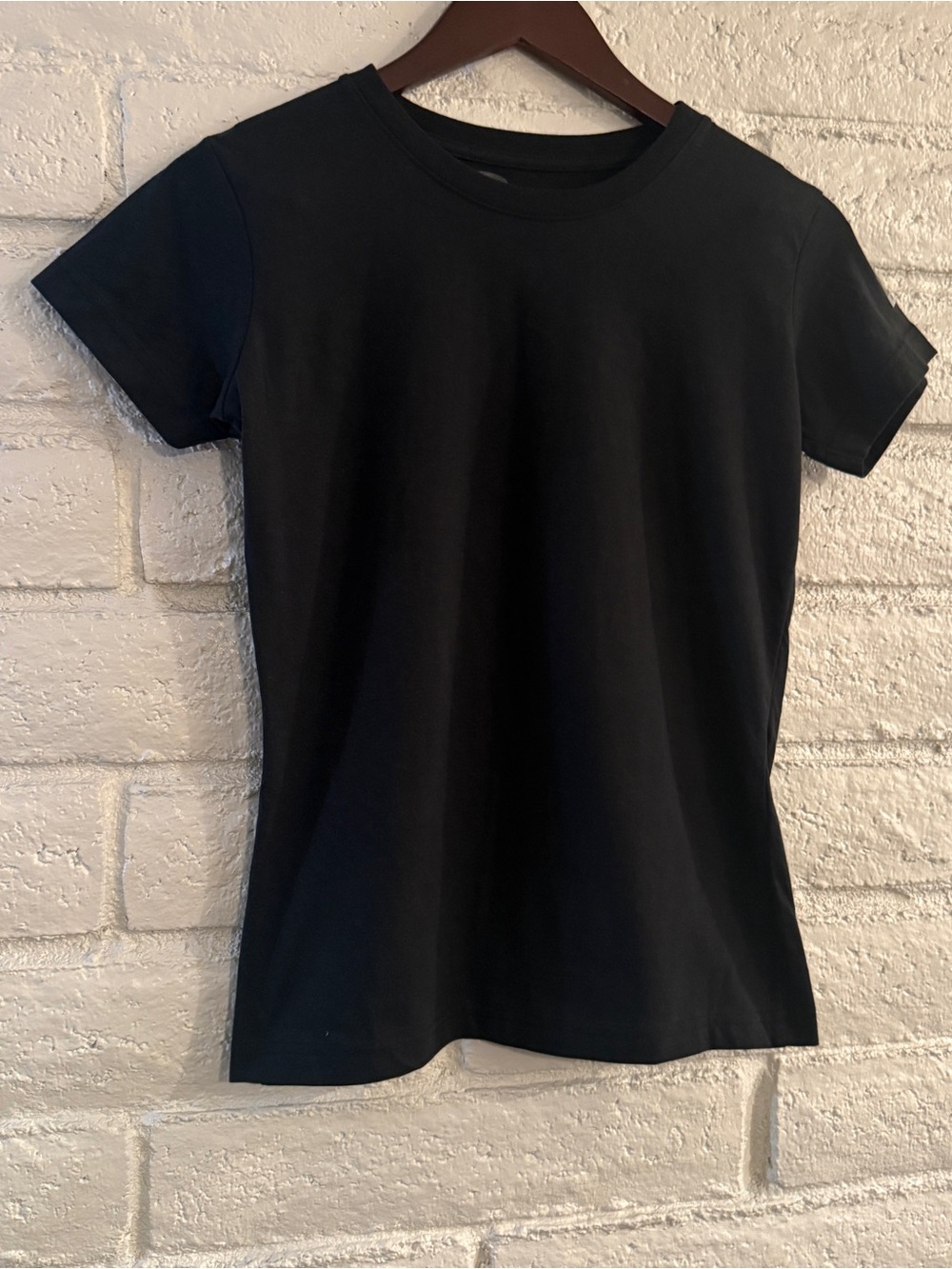 Fitted Blank Black T-Shirt